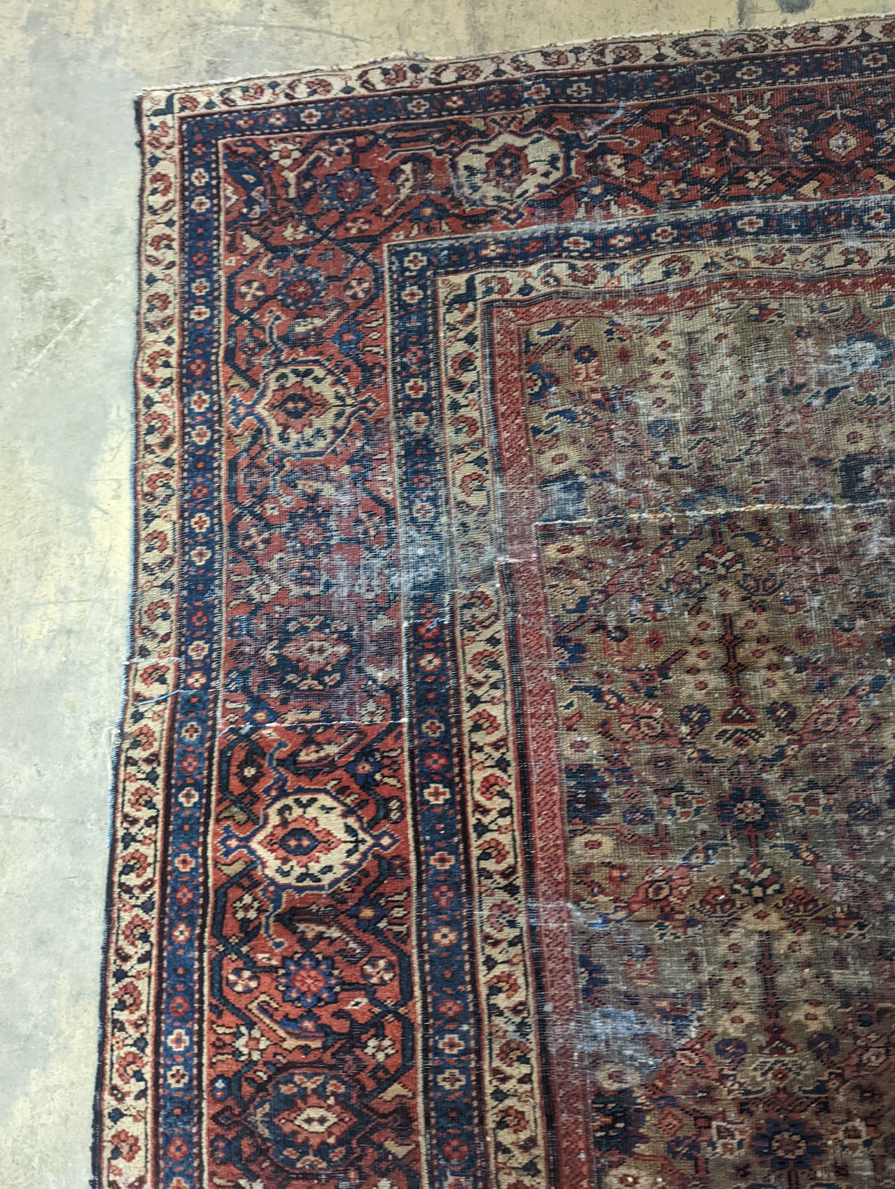 A Ziegler carpet (altered), 230 x 204cm